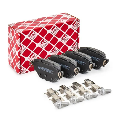 Afbeelding van FEBI BILSTEIN 180630 Remblokkenset Achteras Met bevestigingsmatriaal OPEL: Corsa F Hatchback, PEUGEOT: 2008 II