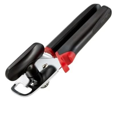 Image de Ouvre boîte manuel Tefal Ingenio Noir et rouge