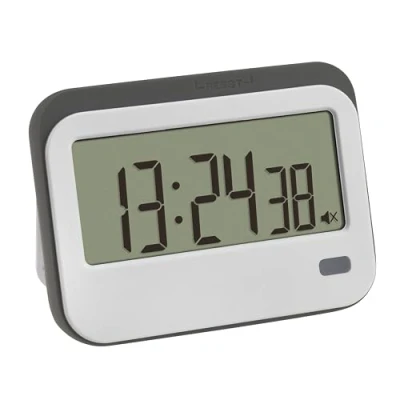 Afbeelding van TFA Dostmann Digitaler Timer mit Stoppuhr und Wecker Wit, Grijs Digitaal