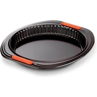 Afbeelding van Le Creuset Patiliss Bakvorm Met Uitneembare Bodem 26 Cm Zwart