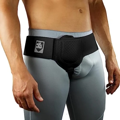 Afbeelding van EVERYDAY MEDICAL Hernia Belt for Men Inguinal Support Zwart, Large/XL