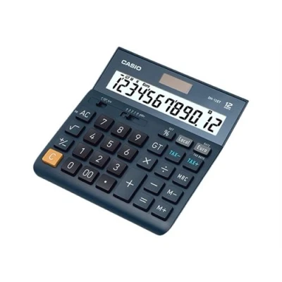Image de Casio DH 12ET Calculatrice de bureau 12 chiffres panneau solaire pile noir