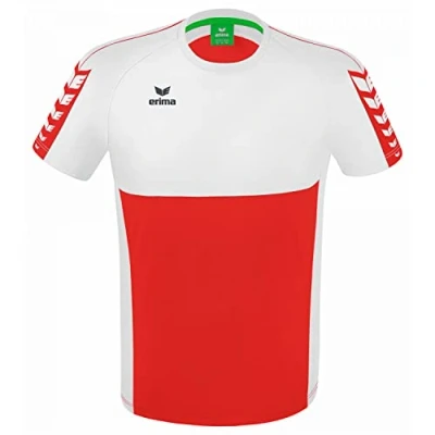 Afbeelding van Erima Six Wings T shirt rood/wit