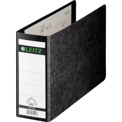 Afbeelding van Leitz 180 kartonnen ordner ft A5 dwars, rug van 7,7 cm, zwart