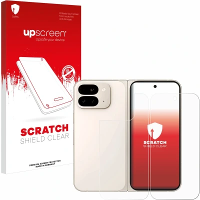 Afbeelding van upscreen Screenprotector voor Google Pixel 9 Pro Fold (Voor+Achter) Folie Beschermfolie transparant