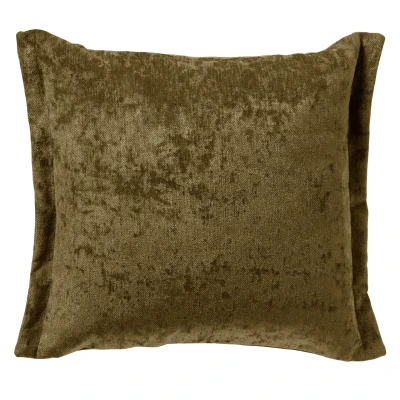 Afbeelding van Dutch Decor LEWIS Kussenhoes velours 45x45 cm Military Olive groen