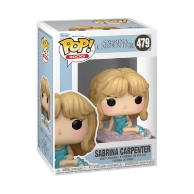 Afbeelding van Funko Pop! Rocks: Sabrina Carpenter (Night Gown) Vinyl verzamelfiguur cadeau idee officiële merchandise speelgoed voor kinderen en volwassenen muziekfans modelfiguur