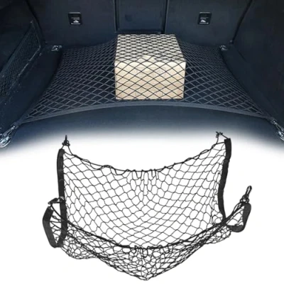 Afbeelding van yinjianping Kofferbaknet voor Porsche Taycan 2019 2023, elastisch nylon vast net, autolaadnet, bagagenet, bagagenet