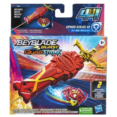 Image de Figurine Beyblade Burst QuadStrike Lanceur puissance et vitesse Xcalius