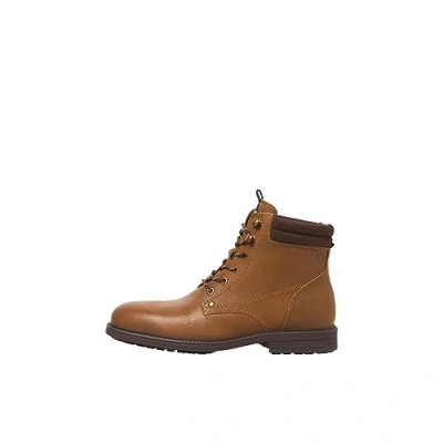 Afbeelding van Jack &amp; Jones Jfwsolomon BOOT Veterboots, Heren, Maat: 42, Honey Leer