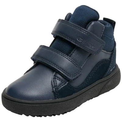 Afbeelding van Geox J Theleven BOY B ABX Sneakers hoog voor kinderen, Maat: 34, Navy Leer/ synthetisch