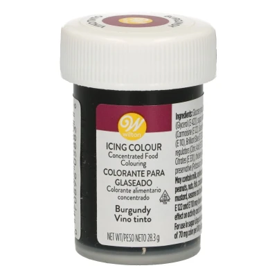 Afbeelding van Wilton Kleurstof Gel Bordeaux Rood 28g