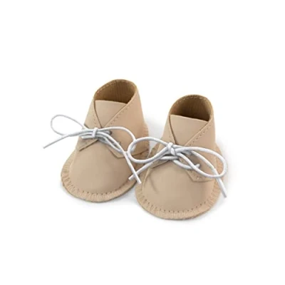 Afbeelding van Miniland poppenschoentjes beige 38 cm