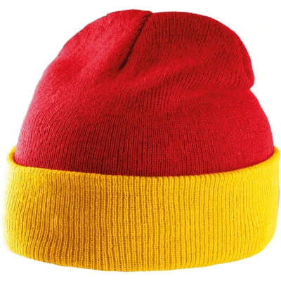 Afbeelding van K up Tweekleurige Muts Met Omslag KP514 Red / Yellow