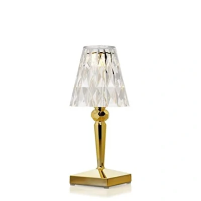 Image de Kartell Battery Portable Lampe de Table IP54 Gold