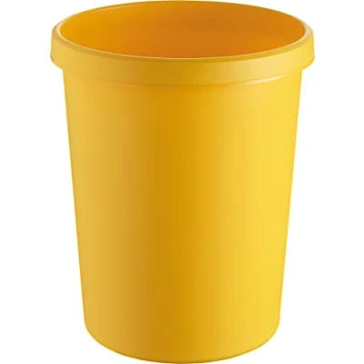 Afbeelding van HELIT Afvalbak 45 liter Kunststof Geel dxh 390x480 mm