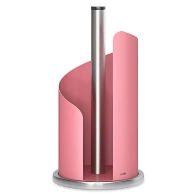 Afbeelding van stardis Keukenrolhouder, roestvrij staal/mat gecoat Ø 15 cm rolhouder (roze)