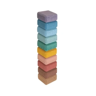 Afbeelding van korko Nature&#039;s Rainbow: ontketen creativiteit en leeravonturen met kleurrijke bouwstenen van kurk