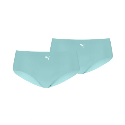 Afbeelding van Puma Women Seamless Hipster 2 PACK Slip, Dames, Maat: XL, Mint
