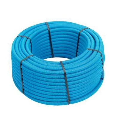 Afbeelding van 26mm x 3,0 Lengte: 50 m incl. Mantel blauw Henco Alu/Pex. Artikelnr: 026MB