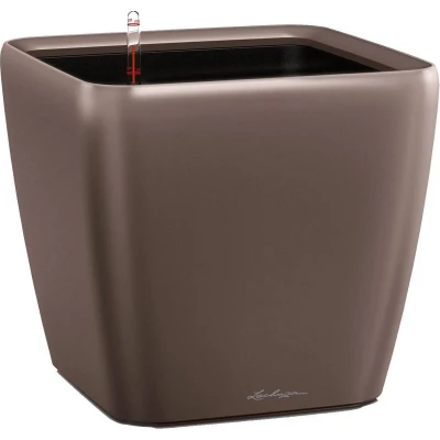 Afbeelding van Lechuza Quadro premium 35 LS Espresso metallic