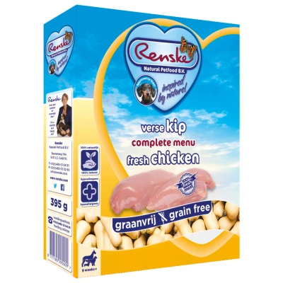 Afbeelding van Renske Hond Vers Adult Graanvrij 395 g Hondenvoer Kip