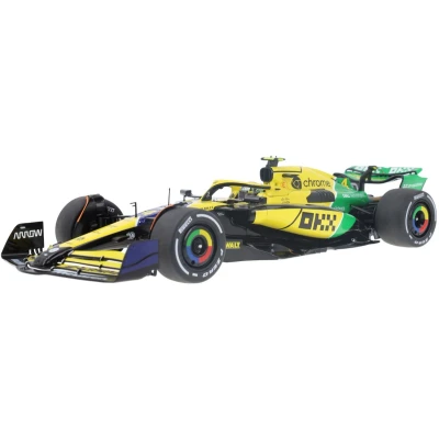 Afbeelding van McLaren MCL38 Solido Modelauto 1:18 2024 Lando Norris Formula 1 Team S1814203 Monaco GP