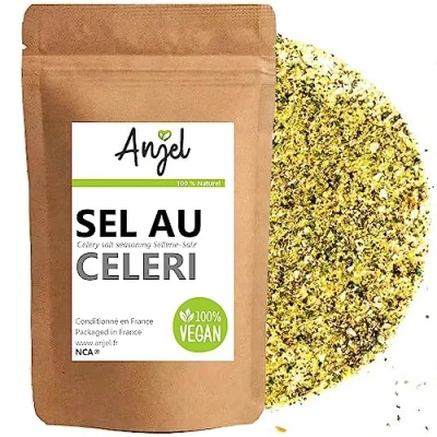 Image de Assaisonnement sel au céleri 100g Condiment naturel aux saveurs de Idéal pour assaisonner vos plats NCA