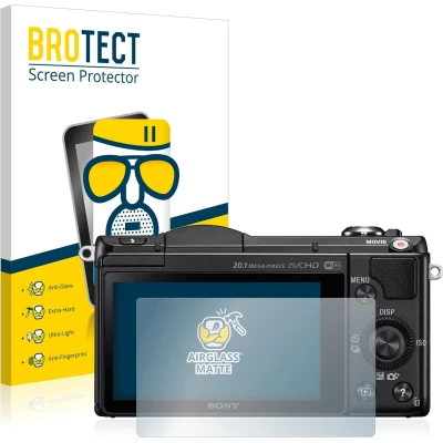 Afbeelding van BROTECT Screenprotector voor Sony Alpha 5000 (DSLR A5000) Folie Beschermfolie Beschermglas matte