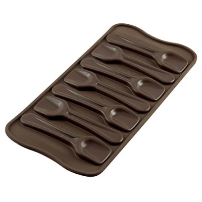 Afbeelding van Silikomart Chocolade Mal voor Choco Lepels
