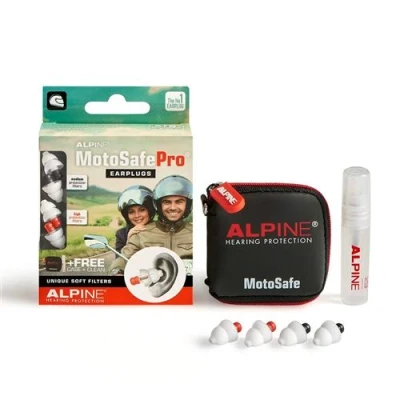 Image de Alpine MotoSafe Pro Bouchons d&#039;oreilles uniques pour motocyclistes