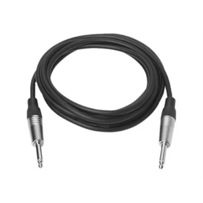 Image de VivoLink Câble audio jack mono mâle pour 1 m blindé noir