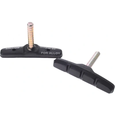 Afbeelding van 2 Remschoenen V brake 70 mm Saccon