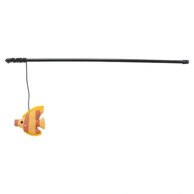 Afbeelding van TRIXIE KATTENHENGEL VIS KUNSTSTOF PLUCHE 46 CM