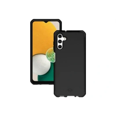 Image de Mobilis SPECTRUM Coque de protection pour téléphone portable robuste recyclé antimicrobien Impacthane noir mat solide Samsung Galaxy A04s A13 5G