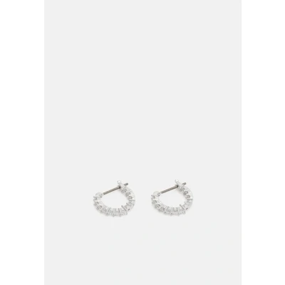 Afbeelding van Swarovski dames Vittore Mini oorringen met kristal in de kleur Zilver