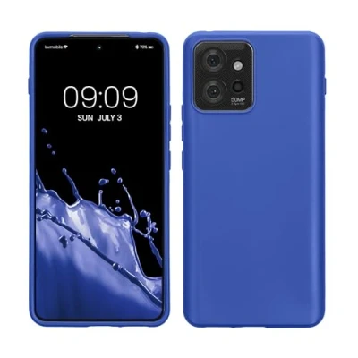Afbeelding van kwmobile telefoonhoesje geschikt voor Motorola ThinkPhone Hoesje smartphone Back cover in Baltisch blauw
