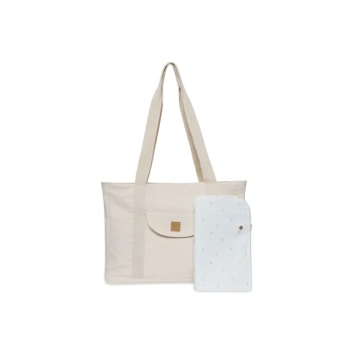 Afbeelding van Jollein Luiertas Shopper Twill Natural