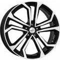 Afbeelding van DEZENT 5 gat 17duim 112mm lichtmetalen Velg TA dark mattschwarz Front poliert TTAY8BP45E