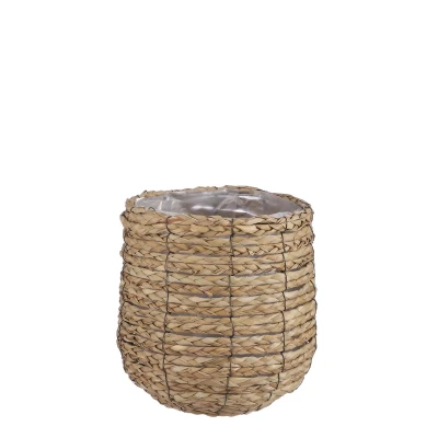 Afbeelding van Avalon Mand voor Planten H26 x Ø26 cm Zeegras Lichtbruin
