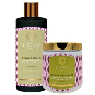 Afbeelding van Nicky Paris Shampoo en masker van amla tannineolie