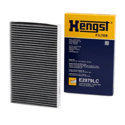 Afbeelding van HENGST filter E2979LC Interieurfilter Carbon 288 179 30 CITROËN: C3 I Hatchback, C2 C4 II PEUGEOT: 308 Hatchback