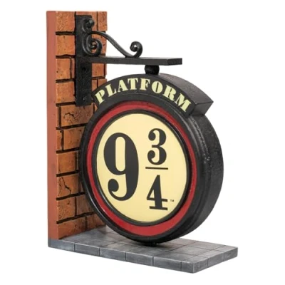 Afbeelding van Grupo Erik: Harry Potter boekensteunen rail 9 en 3/4 van hars, boeken voor bibliotheek, 13 x 18 cm, cadeau ideeën