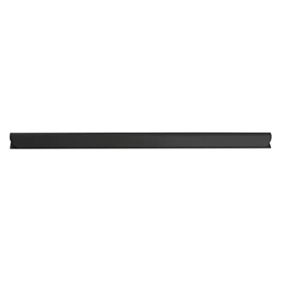 Afbeelding van DONAU 10 stuks universele klemrails DIN A4/8 mm voor ca. 80 vellen/klemmenblok zichtwerende strips, bevestigingsclips, pvc kunststof, zwart