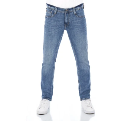 Afbeelding van Mustang Heren Jeans Broeken Oregon tapered Fit Blauw Volwassenen Denim Jeansbroek