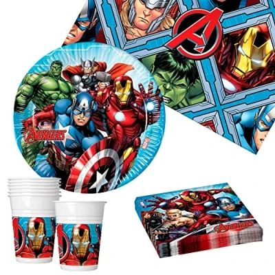 Afbeelding van Set feestartikelen The Avengers 37 Onderdelen