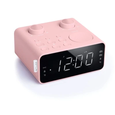 Afbeelding van Muse M 17CPK Digitale wekkerradio met groot display, roze