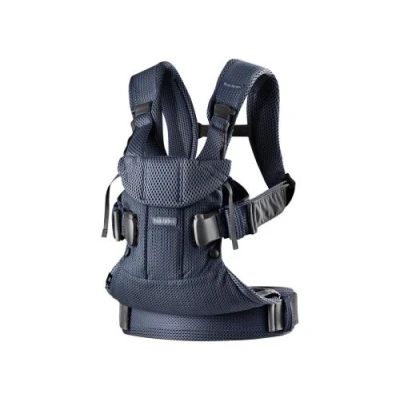 Image de Babybjorn Porte bébé One Air, Bleu marine, Mesh 3D