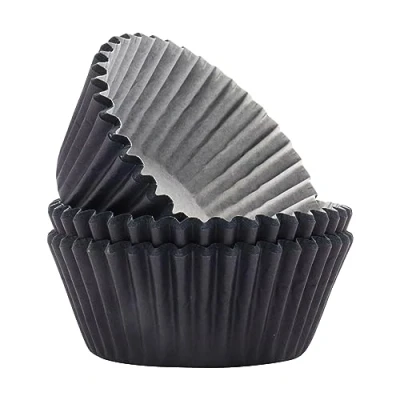 Image de PME Lot de 60 caissettes à cupcakes Noir