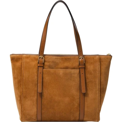 Afbeelding van Fossil Carlie Shopper, Dames, Maat: One Size, Braun